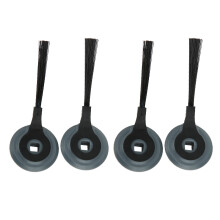 Escova de limpeza eficiente para robô aspirador, material ABS de alta qualidade para desempenho robusto, conjunto profissional de escovas laterais