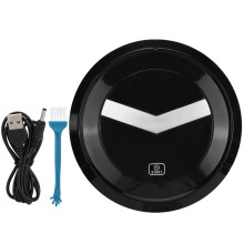 Aspirador robô silencioso, interruptor luminoso para operação simples, motor de sucção potente que garante limpeza eficiente, adequado para