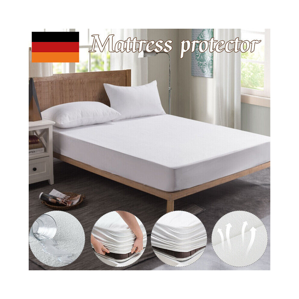 Noiseless And Breathable Mattress Cover For A Quiet Sleep Experience, Hypoallergenic Non Slipping Sheet With Thermodynamic Cool Technology, Waterproof