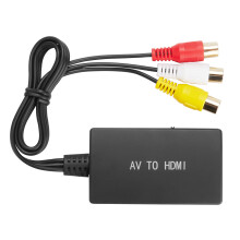 HDMI-zu-Cinch-Konverter, fortschrittlicher Composite-zu-HDMI-Adapter für nahtlose Medienübertragung, unterstützt PAL und NTSC, Plug & Play mit