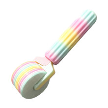 Regenboogkleurige kralenschildering Drukrolgereedschap Voorkomt