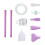 Ensemble d'outils de perles à têtes multiples,-Violet 1