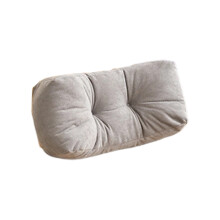 Coussin de soutien lombaire orthopédique, pour chaise-Gris