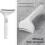 Peigne ergonomique d'épilation pour animaux de compagnie,-Blanc 2