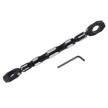 Suporte de guidão robusto, balanceador de motocicleta em liga de alumínio com comprimento ajustável e alta estabilidade em alta velocidade,