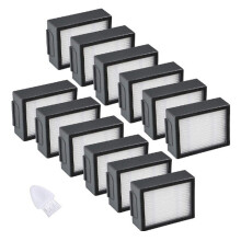Kit de filtro e escova de substituição para iRobot Roomba E5, substituições eficientes de filtro i3 compatíveis com Roomba i7, i7+ e E6, filtros