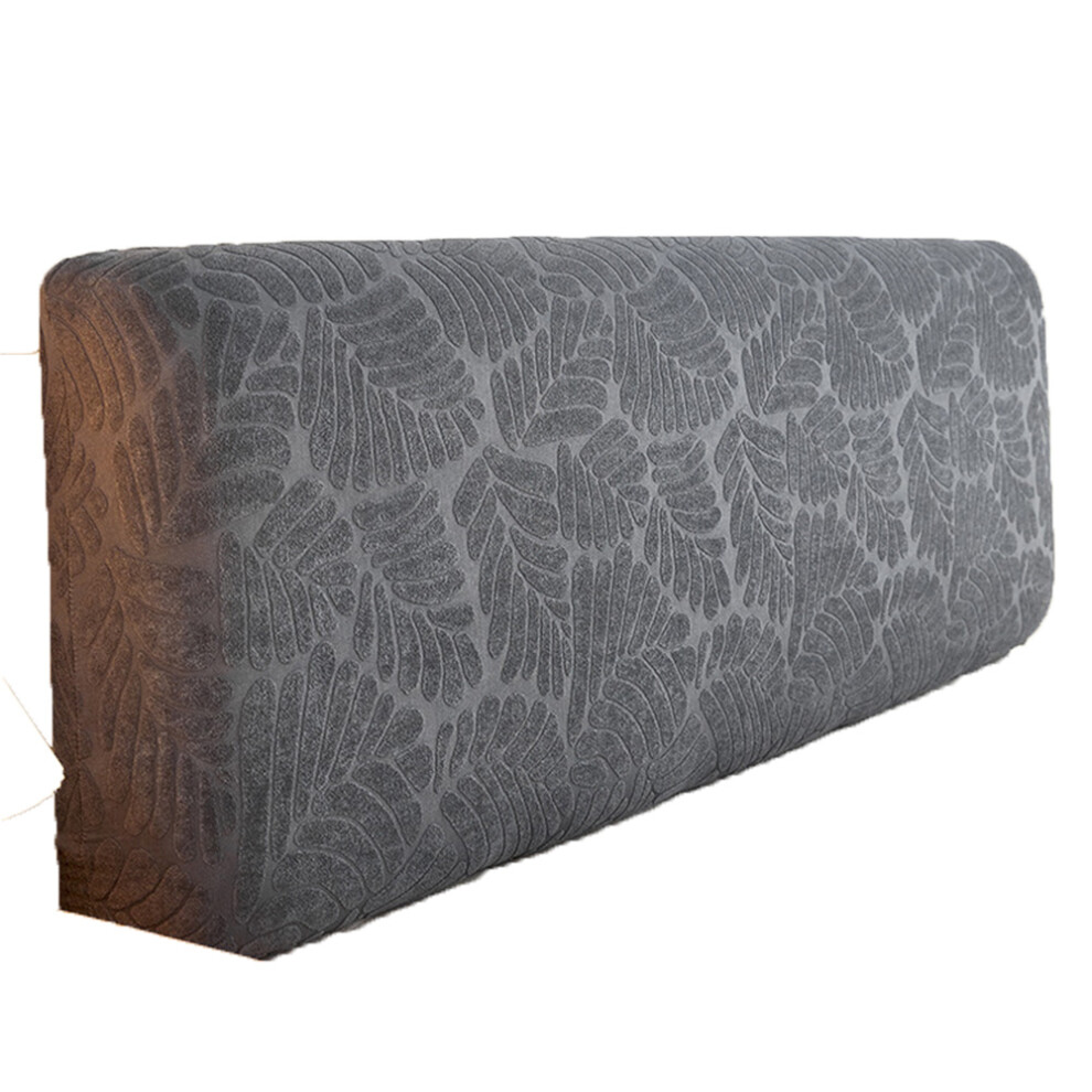 Solid Color Headboard Covers Bedroom Décor, Elastic Bottom Design Stretch Bed Headboard Slipcover, Easy Installation High-Quality Fabric For