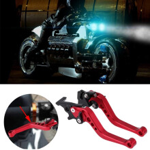 Kit de palancas de freno y embrague para motocicleta, aluminio CNC, ajuste universal, palancas de freno y embrague para manillar de 7/8 pulgadas con