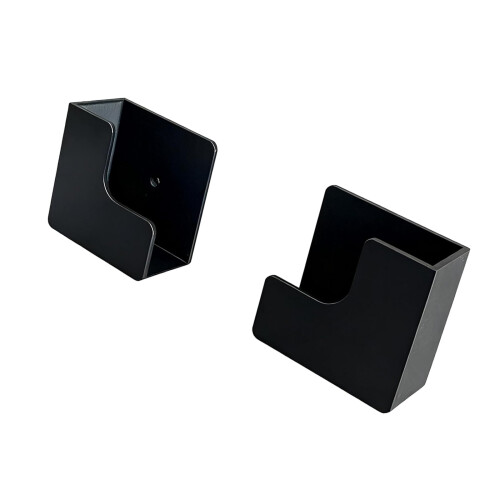 Bathroom Scale Holder ABS Wall Shelf For Living Storage-Black