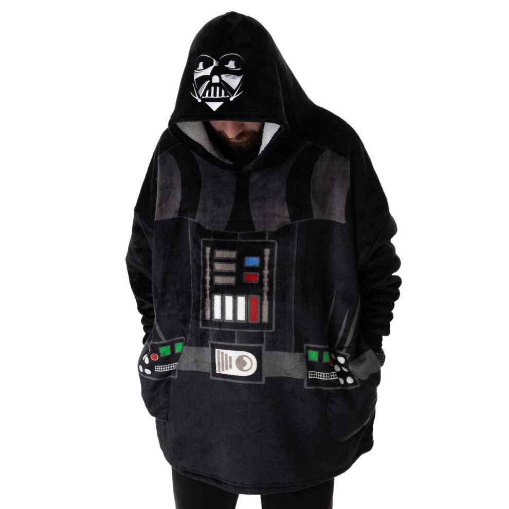 Star Wars Unisex Adult Darth Vader Blanket Hoodie