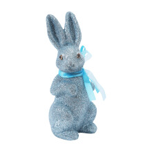Easters Themed Rabbit Figurine Glittering Foam Portable-Blue
