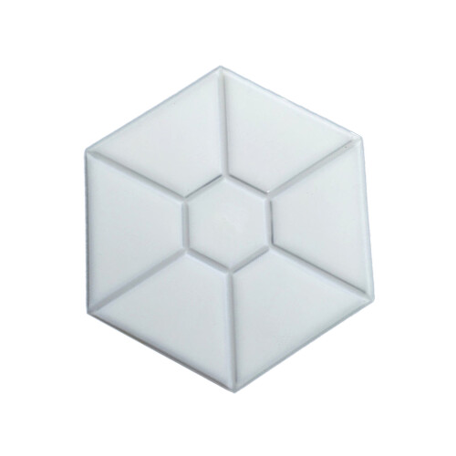 Reusable Creative Hexagonal Concrete Brick Mold Designed For