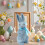Easters Themed Rabbit Figurine Glittering Foam Portable-Green 7