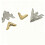 100Pcs Retro A Shape Collar Corner Iron Metal Decorative-Yellow 4
