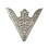 100Pcs Retro A Shape Collar Corner Iron Metal Decorative-Yellow 5