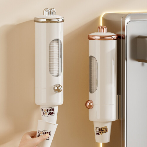 Rental Friendly Wall Mount Paper Cup Holder Easy Installation-3 1