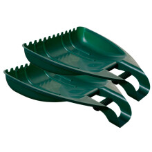Home Garden Hand Leaf Grabber Leaves Grass Hedge Clippings Collector Rake Brush