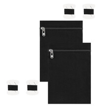 Poche invisible cousue avec aiguille à coudre et fil, 2 pièces,