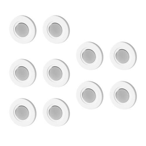 Supports de télécommande magnétiques en plastique, paquet de 10,