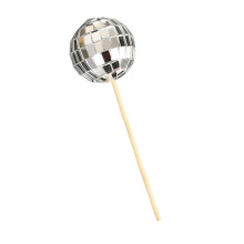 Easy Insert Disco Balls Cake Toppers No Assembly for-4cm