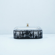 candy tray dessert box-Black