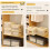 Conteneur de rangement pliable, peu encombrant, étanche,-gris m 2
