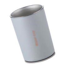 Stainless Steel Magnetic Adhesive Toothbrush Cup Mouthwash-grey