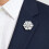 6Pcs Shirt Cufflinks Clips Rhinestones-Hollow pattern 19MM 3