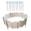 Plastic Fence Garden Lawn Edging Landscape Edging For-White 1