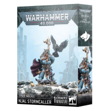 Games Workshop Warhammer 40k Space Wolves: Njal Stormcaller 53-35 - Tabletop Miniatures Wargame
