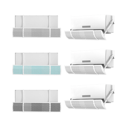 Air Conditioner Wind Deflector Wall-Side mounted negativ 1