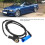 Sensor ABS para eixo traseiro BMW E46, sensor de velocidade da roda compatível com os modelos 320, 323, 325 e 330. Fácil de instalar, com sensor de 7