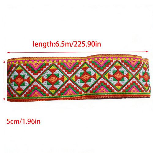 Polyester Ethnic Lace Trim Easy To Use For Craft Sewing-5 1