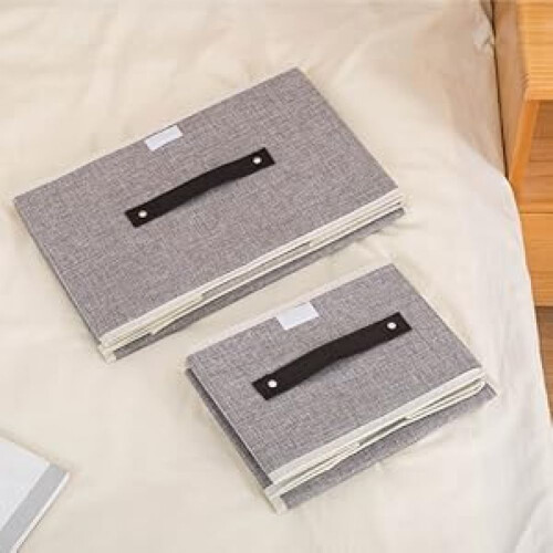 Versatile and Multi-Scene Fabric Storage Boxes, Non-Woven Material Reinforced Sides for Robust Home Organization 2