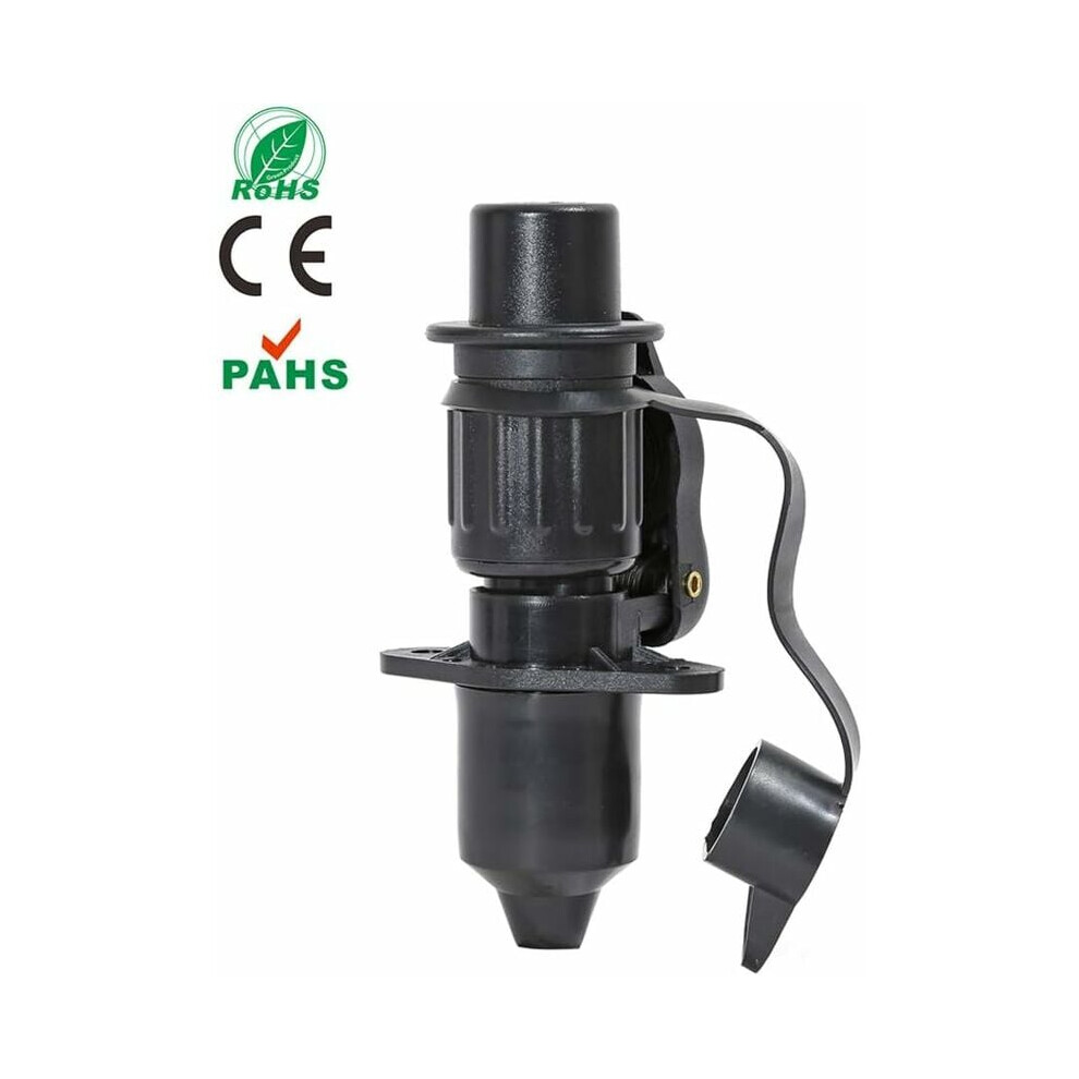 Trailer Socket, Concealed Wire Terminals Ensured, Waterproof Design Injection Molding Process, Reliable 3 Pin Female Trailer Connector For European 9128293316972
