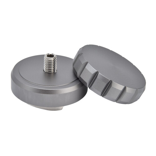 Dual Function Leveler Espresso Distributor Stainless Steel Adjustable Depth Coffee Tamper Tool For54Mm Portafilters Strong Rustproof Long Lasting Per 1