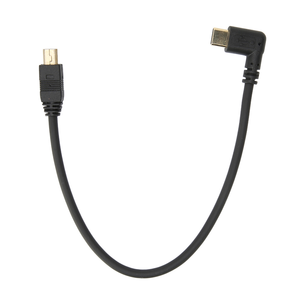 Data Charging Cable For Usb Type C Devices, 90 Degree Angled Usb Type C To Micro Usb Adapter Converter Cord For Fast Sync And Charge, Reversible Usb T 9416038820816