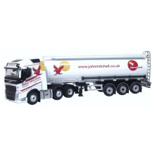 Oxford Diecast Volvo FH 2013 FH4 Cylindrical Tanker John Mitchell OD76VOL4012 OO Gauge