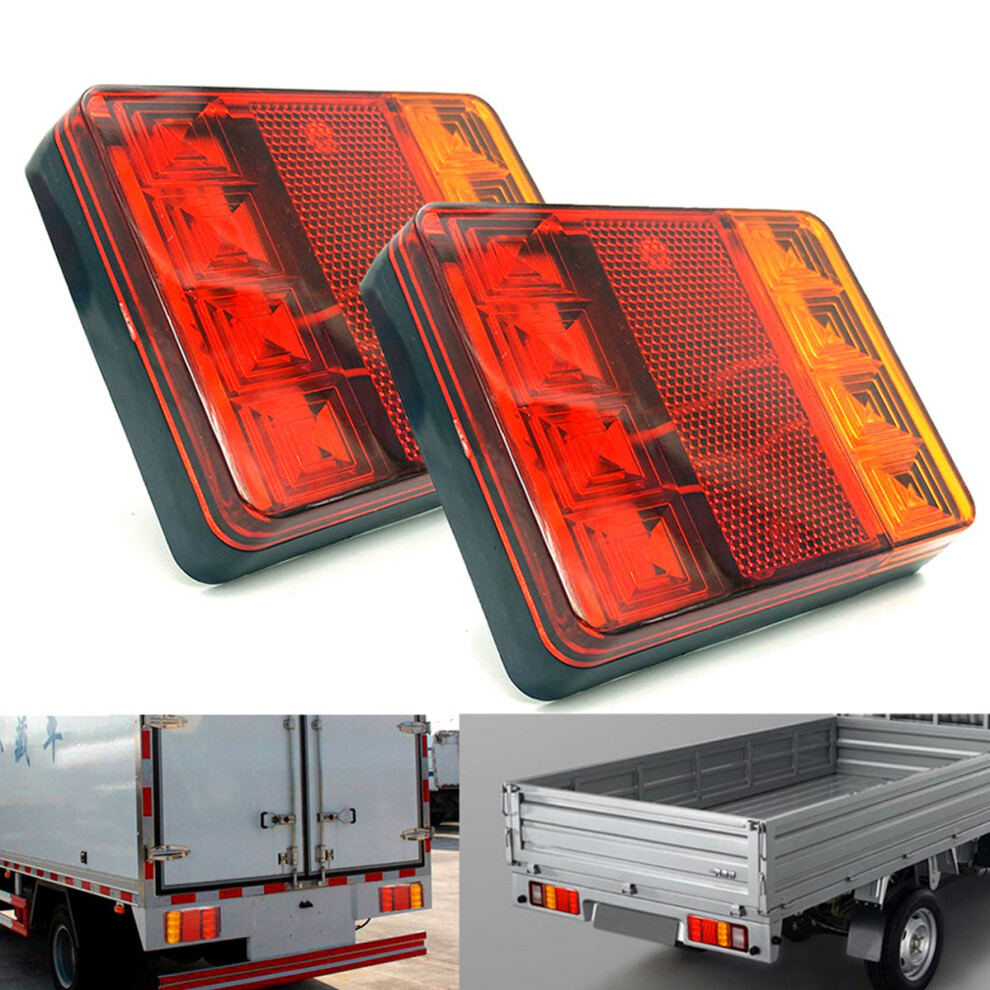 Boat Trailer Lights, Multifunction Trailer Tail Lights Super Bright With Ip68 Waterproof Performance For 12V Trailer Boat Truck Rv Snowmobile 9128293317573