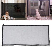 Cancello in rete per animali 180cm pieghevole - cancello di sicurezza per cani e gatti, portatile, per interno ed esterno
