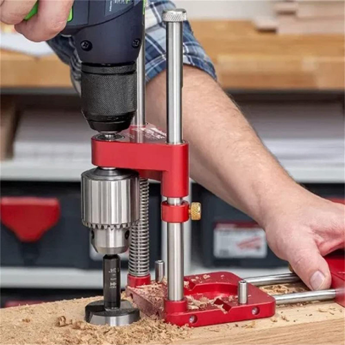 Drill Stand, Hexagonal Drive/movable Drill Stand Compatible with Cordless Screwdriver And Drill, Compatible with Surfaces And Round Workpiece 2