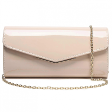 Umschlag-Clutch aus Lackleder für Damen, Abendhandtasche, stilvolle Umhängetasche, Schultertasche, Geldbörse, kompatibel mit Weihnachten, Ho