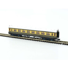Dapol 2P-000-053 Collett Coach Composite GWR Chocolate/Cream 7030 N Gauge