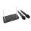 Duales VHF Wireless-Mikrofonsystem mit LED-Display, EU-Stecker 11