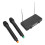 Duales VHF Wireless-Mikrofonsystem mit LED-Display, EU-Stecker 14