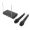 Duales VHF Wireless-Mikrofonsystem mit LED-Display, EU-Stecker 16