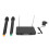 Duales VHF Wireless-Mikrofonsystem mit LED-Display, EU-Stecker 3