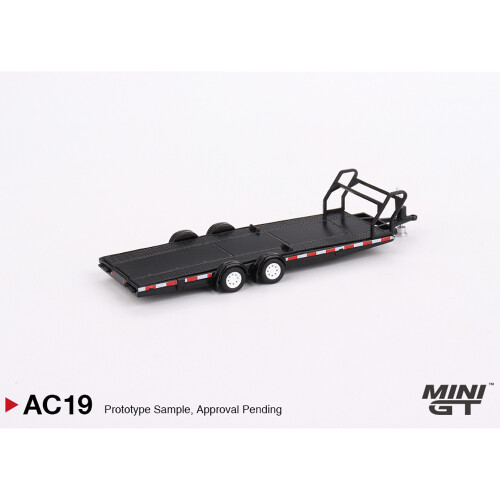 MiniGT Car Trailer Hauler Black TAC19 1