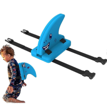 Tavoletta da nuoto con pinne compatibile con i bambini, galleggiante di sicurezza per l'allenamento al nuoto, galleggianti indossabili con c