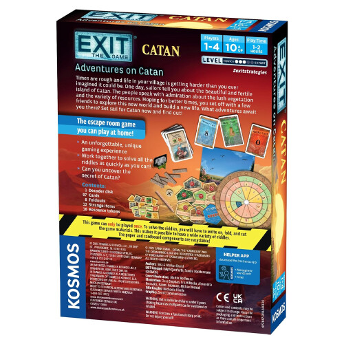 EXIT: Adventures on Catan Thames & Kosmos Escape Room Game 692887 1